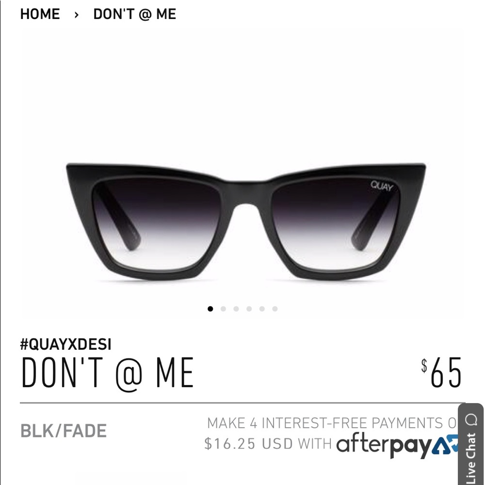 NWT Quay Australia Sunglasses